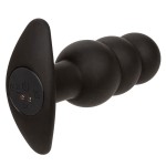 CALEXOTICS - ROCK BOTTOM PLUG ANAL COM ESFERAS 10 VIBRAÃÃES SILICONE PRETO